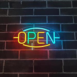 Custom Open Neon Signs Custom Neon Light Lamp for Shop Store