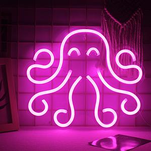 Octopus Neon Sign Wall Art Sea Custom Neon Light Logo Lamp